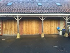 Real Oak Garage Doors Wood Timber Garage Doors
