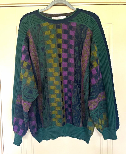 Vtg croix sweater mens - st,