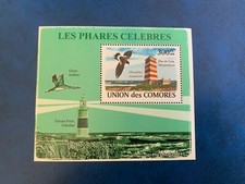 COMORES COMOROS 2008 MNH PERFORATE BIRDS LIGHTHOUSES ILHA DO GOA STORM PETREL