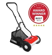 COBRA HM381 HAND PUSH LAWNMOWER FOR SMALL MEDIUM LAWNS AWARD WINNING MACHINE