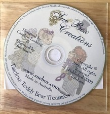 SUE BOX CREATIONS - TIMELESS TEDDY BEAR TREASURES - MACHINE EMBROIDERY DESIGN CD