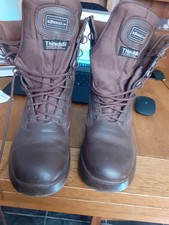 brown army cadet boots