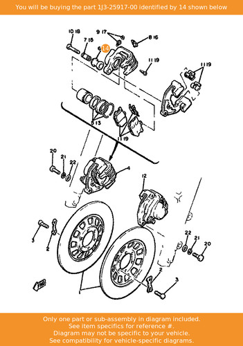 Yamaha boot caliper - boot,,