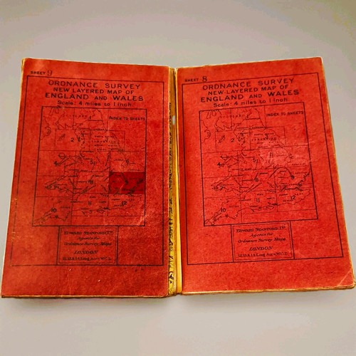 Antique 1924 ordnance survey - ordnance,