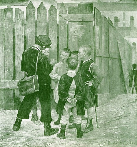 120y old antique - print, by