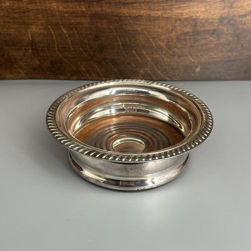 Vintage wine bottle coaster - wine,