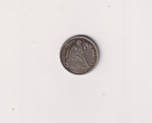 1877 liberty seated - seated, dime