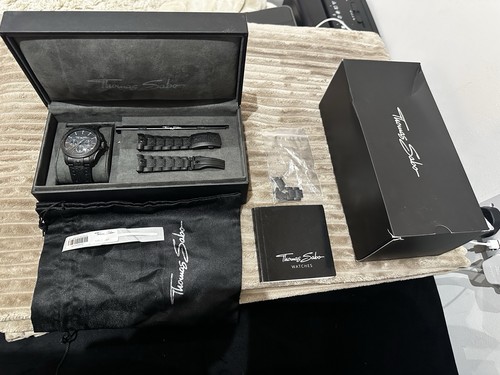 Thomas sabo watch black - thomas, skull