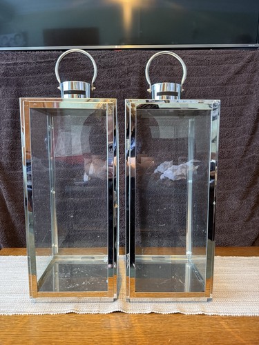 Pair 5cm silver - 53.5cm,