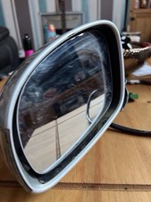 VW Beetle 1998 To 2011 LHS Passenger Side Door Mirror Complete In Reflex Silver