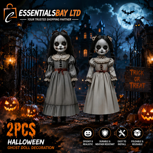 2pcs halloween ghost doll - ghost,