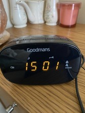 Goodmans Alarm Clock Radio Mains Operated ModelGCR02