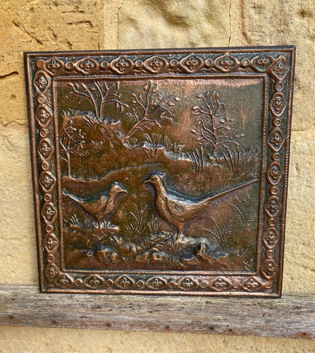 Vintage french copper wall - vintage,