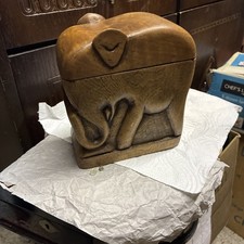 Vintage hand-carved wooden