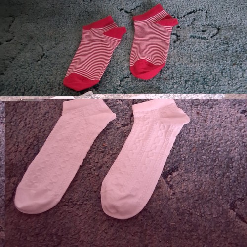 Pairs red and white - of,