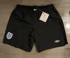 Black England Shorts By Umbro
