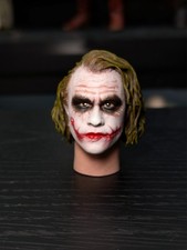 InArt Joker Head Sculpt 1/6 - Sculpted Hair - Not Hot Toys