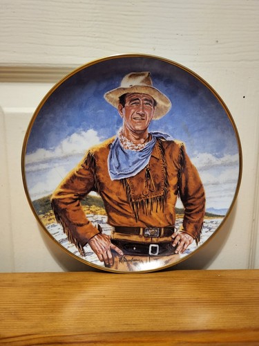 John wayne collector plate - wayne, the