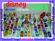 Disney Cars Die-Cast Cars 1:55 Scale Genuine Mattel Multi-auction One P&P  _D