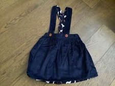 Pigeon Organics - Reversible Skirt with Braces - Size 2/3 years