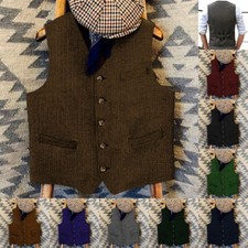 Classic Men Waistcoats Tweed