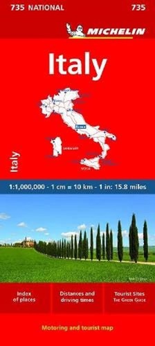 Italy michelin national map - italy,