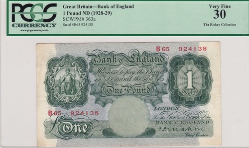 Bank england note - £1,