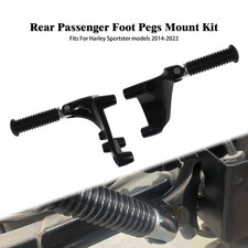 Rear Passenger Foot Pegs Pedal Mount For Harley Sportster XL883 1200 48 72 14-22