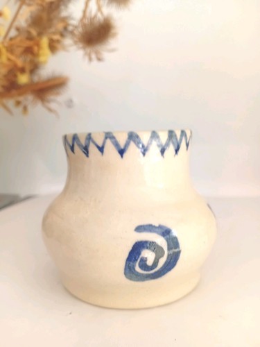 Pottery bud vase white - bud, vase,