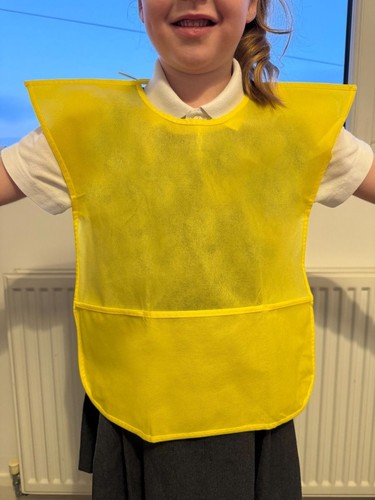 Children plastic apron - plastic, for
