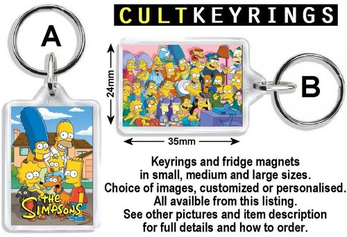 Simpsons keyring fridge - /,