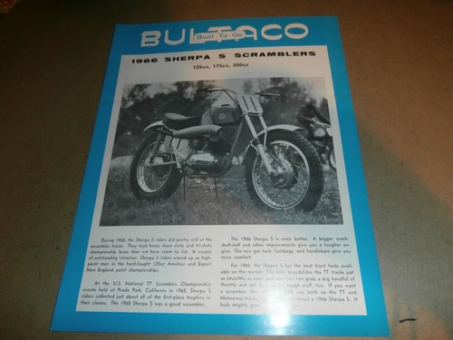 Vintage 1966 bultaco - vintage,