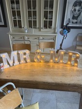 Led wooden letters - led,