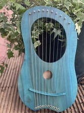 Rosewood White Lyre Harp 10