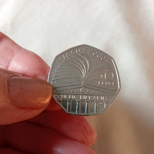 2000 50p coin public - 2000,