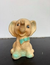 Vintage Squeaky Elephant Toy 1960s1970s