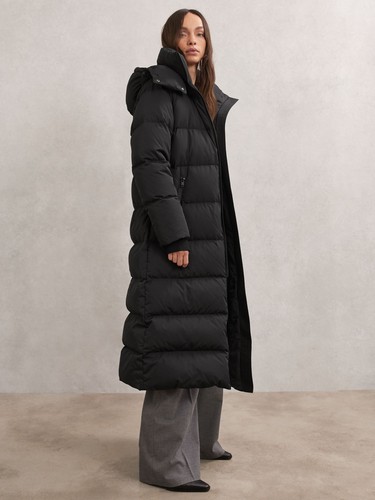Reiss womens black coat size - womens,