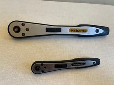 Halfords 1/4" and 1/2" Reversible Quick Release Vintage Ratchet Boxer Type