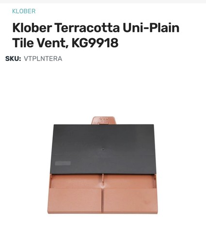Klober terracotta uni plain - klober, uni-plain