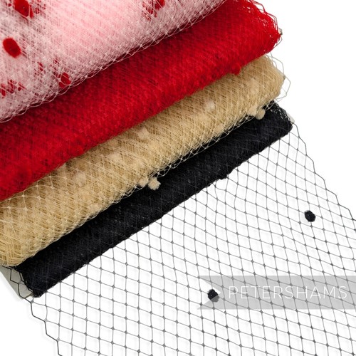 Dotted veiling 23cm - veiling, inch)