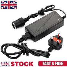 240V Mains Plug to 12V 5A Socket Adapter Car Cigarette Lighter Power Converter