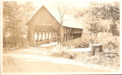 Thetford vermont rppc covered - thetford,