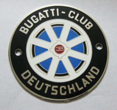 Car badge bugatti club - car,