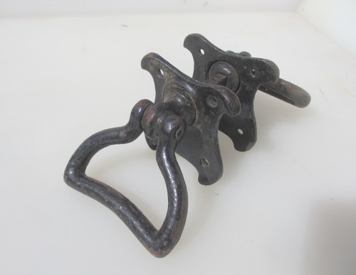 Vintage iron lever door - iron,