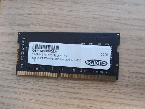 Origin 8gb ddr4 3200mhz laptop - origin,