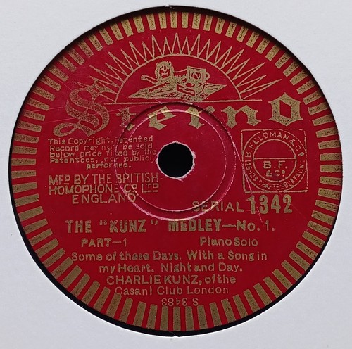 Charlie kunz the - -, "kunz"