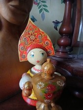 Matryoshka linden wood russian - matryoshka,