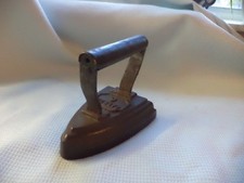A 19th Century Cast Iron Flat Iron marked Carron 6