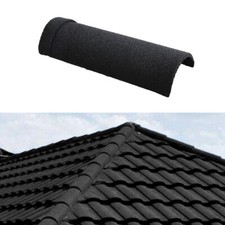 10pc Half Round Ridge End Cap for Dry Verge Systems, Gable Apex Roof Tiles Panel