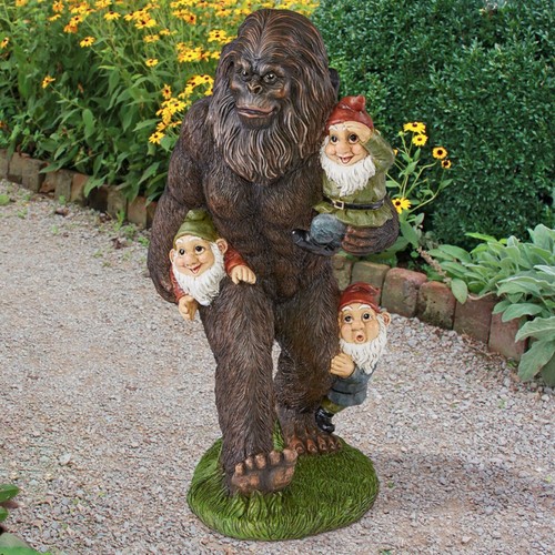 Whimsical bigfoot carrying - bigfoot,